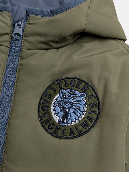 Παιδικό Μπουφάν για Αγόρια Olive Tiger - 2 σε 1