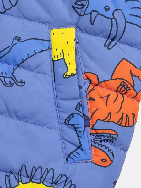 Παιδικό Αμάνικο Μπουφάν για Αγόρια Green Dinos - 2 σε 1