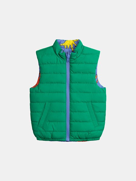 Παιδικό Αμάνικο Μπουφάν για Αγόρια Green Dinos - 2 σε 1