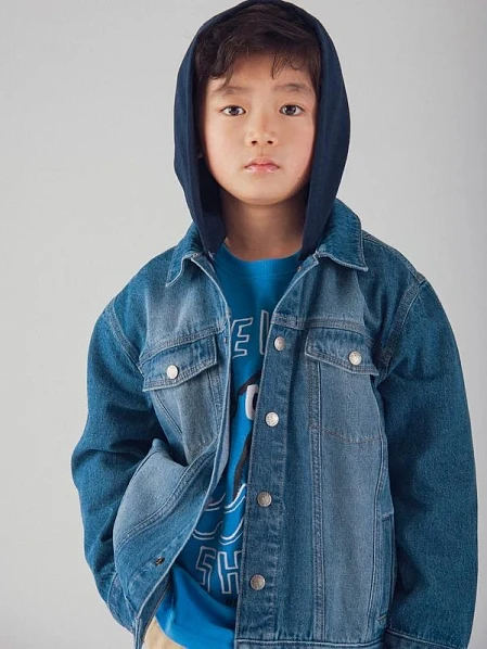 Παιδικό Μπουφάν για Αγόρια Removable Denim