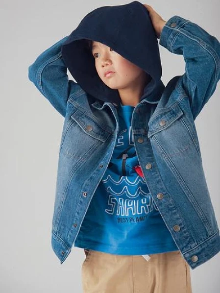 Παιδικό Μπουφάν για Αγόρια Removable Denim