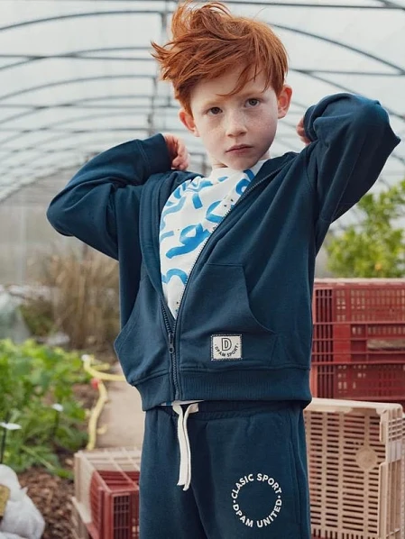 Παιδική Ζακέτα για Αγόρια Basic Navy