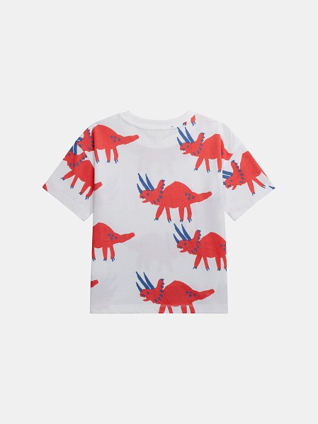 Παιδική Μπλούζα για Αγόρια White Triceratops