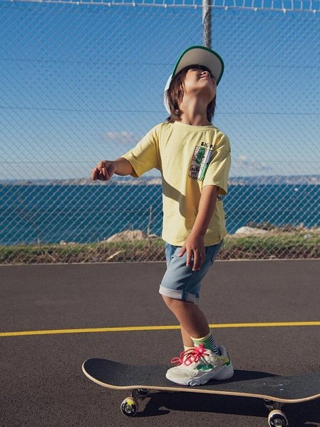 Παιδική Βερμούδα για Αγόρια Light Denim