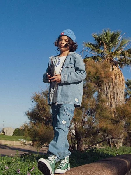 Παιδικό Πουκάμισο για Αγόρια Denim Jacket