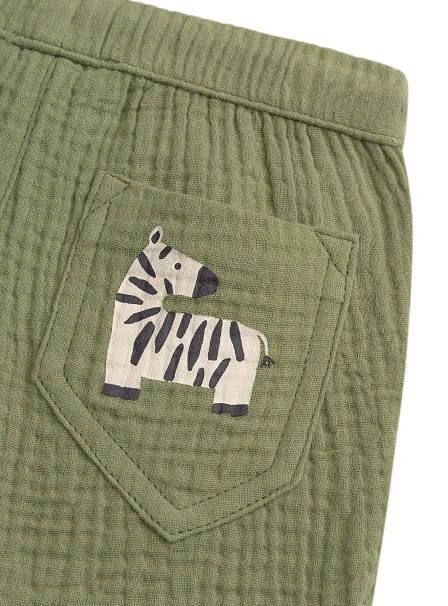 Βρεφικό Σορτς για Αγόρια Olive Zebra