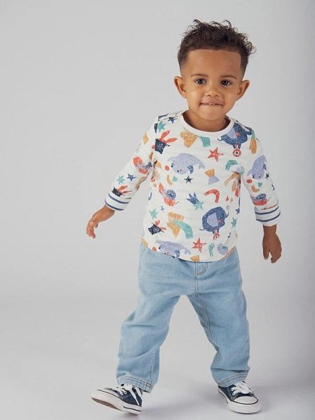 Βρεφική Μπλούζα για Αγόρια Stripped Circus - 2 σε 1