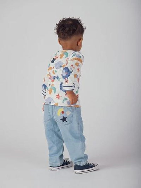 Βρεφική Μπλούζα για Αγόρια Stripped Circus - 2 σε 1