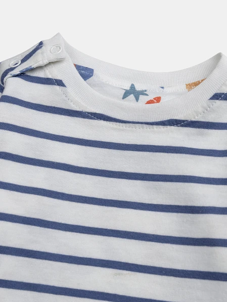 Βρεφική Μπλούζα για Αγόρια Stripped Circus - 2 σε 1