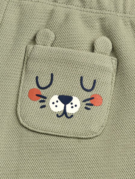 Βρεφικό Παντελόνι Φόρμας για Αγόρια Olive Comfort