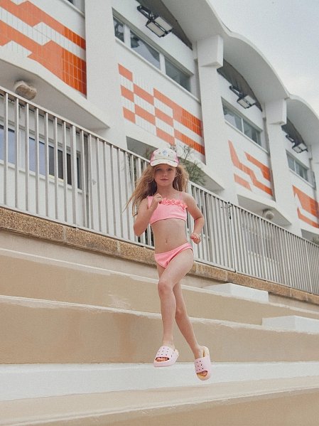 Παιδικό Μαγιό για Κορίτσια Pink Petals