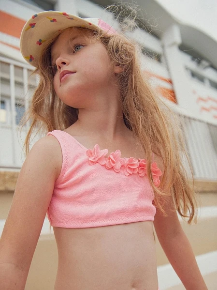 Παιδικό Μαγιό για Κορίτσια Pink Petals