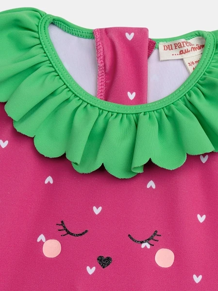 Βρεφικό Ολόσωμο Μαγιό για Κορίτσια Baby Strawberry