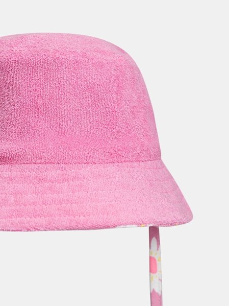 Βρεφικό Καπέλο για Κορίτσια Pink Daisies - 2 σε 1