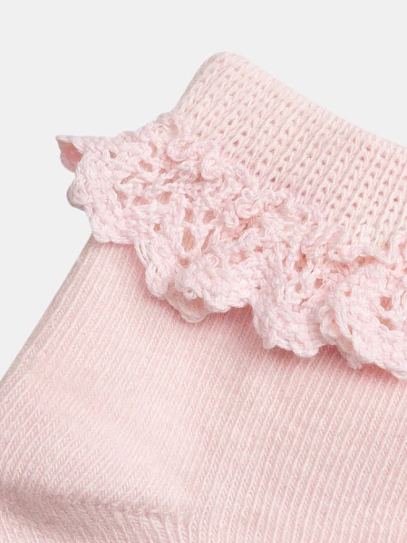 Βρεφικές Κάλτσες για Κορίτσια Pink Crochet
