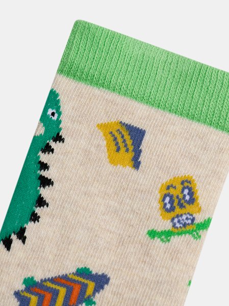 Παιδικές Κάλτσες για Αγόρια Beige Pattern