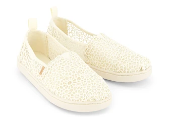 Παιδικά Παπούτσια Toms για Κορίτσια Natural Moroccan Crochet (Μεγέθη 30-36)