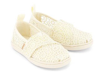 Βρεφικά Παπούτσια Toms για Κορίτσια Natural Moroccan Crochet (Μεγέθη 19,5-28,5)