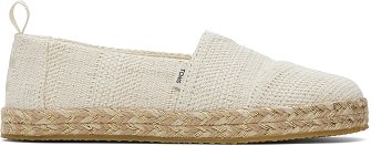 Παιδικά Παπούτσια TOMS για Κορίτσια Natural Undyed Metallic Linen Stripe