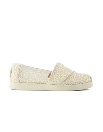 Παιδικά Παπούτσια Toms Moroccan Crochet για Κορίτσια Beige (Μεγέθη 30-35,5)