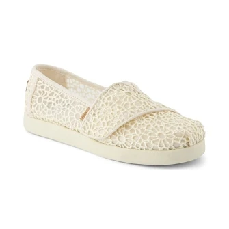 Παιδικά Παπούτσια Toms Moroccan Crochet για Κορίτσια Beige (Μεγέθη 30-35,5)