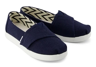 Παιδικά Παπούτσια Toms Classic Alpargata Navy (Μεγέθη 30-35)