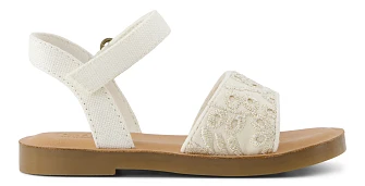 Βρεφικά Σανδάλια Toms Remi Ankle Strap για Κορίτσια Egret Botanical Eyelet (Μεγέθη 22-28,5)