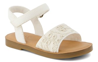 Βρεφικά Σανδάλια Toms Remi Ankle Strap για Κορίτσια Egret Botanical Eyelet (Μεγέθη 22-28,5)