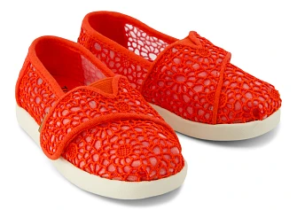 Βρεφικές Εσπαντρίγιες Toms για Κορίτσια Flame Moroccan Crochet (Μεγέθη 21-28,5)