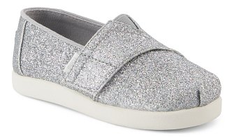 Βρεφικές Εσπαντρίγιες Toms για Κορίτσια Silver Iridescent Glimmer (Μεγέθη 19,5-28,5)