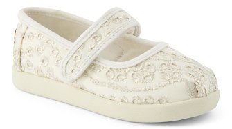 Βρεφικά Παπούτσια Toms Mary Jane για Κορίτσια Egret Botanical Eyelet (Μεγέθη 21-28,5)