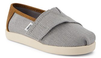 Βρεφικές Εσπαντρίγιες Toms για Αγόρια Grey/Brown (Μεγέθη 19,5-28,5)