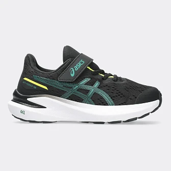Παιδικά Παπούτσια Asics Patriot 13 για Αγόρια Black/Jasper Green (Μεγέθη 28,5-35)