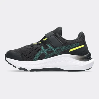 Παιδικά Παπούτσια Asics Patriot 13 για Αγόρια Black/Jasper Green (Μεγέθη 28,5-35)
