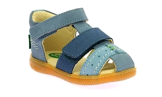 Βρεφικά Παπούτσια Kickers Kick bazar για Αγόρια Bleu tricolore (Μεγέθη 20-26)