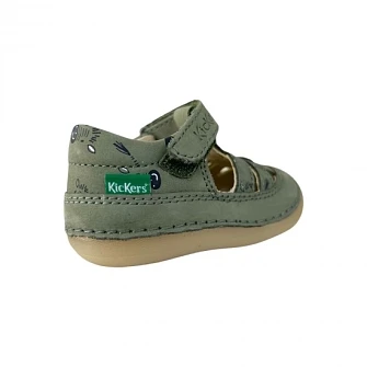 Βρεφικά Παπούτσια Kickers Sushy για Αγόρια Chaki Zebra (Μεγέθη 18-22)