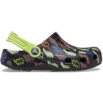 Crocs Crocband Παιδικά Σαμπό Black Lightning