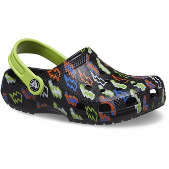 Crocs Crocband Παιδικά Σαμπό Black Lightning