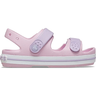 Crocs Crocband Παιδικά Σανδάλια για Κορίτσια Pink (Μεγέθη 28-35)