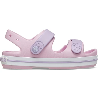 Crocs Crocband Βρεφικά Σανδάλια για Κορίτσια Pink (Μεγέθη 19-28)