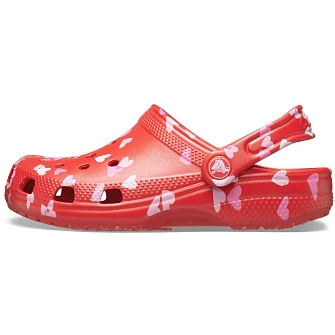 Παιδικά Σαμπό Crocs Classic Clog για Κορίτσια Valentine's Day (Μεγέθη 28-33)