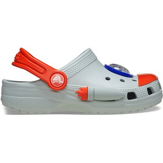 Βρεφικά Σαμπό Crocs Classic Clog για Αγόρια Blue Rocket Ship (Μεγέθη 20-28)