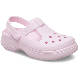 Βρεφικά Σαμπό Crocs Classic Mary Jane Clog για Κορίτσια Pink (Μεγέθη 20-28)