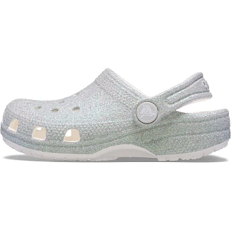 Παιδικά Σαμπό Crocs Classic Clog για Κορίτσια Iridescent Glitter (Μεγέθη 28-34)