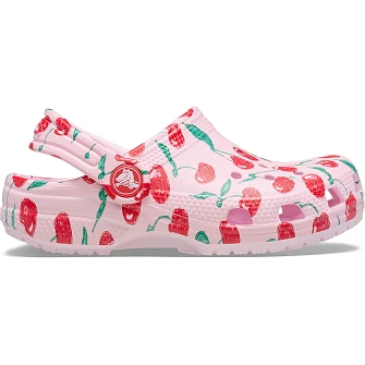 Παιδικά Σαμπό Crocs Classic Clog για Κορίτσια Fresh Fruits (Μεγέθη 28-33)