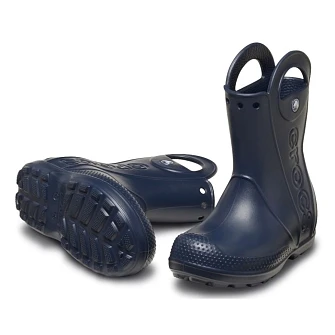 Παιδικές Γαλότσες Crocs Handle Rain Navy (Μεγέθη 22-28)