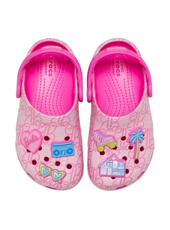 Βρεφικά Σαμπό Crocs Classic Clog Mattel Pink Barbie για Κορίτσια (Μεγέθη 19-28)