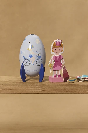 Παιδικό Πασχαλινό Αυγό για Κορίτσια με Σούπερ Παιχνίδι - Blue Cat