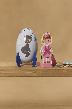 Παιδικό Πασχαλινό Αυγό για Κορίτσια με Σούπερ Παιχνίδι - Blue Cat