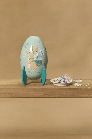 Παιδικό Πασχαλινό Αυγό για Κορίτσια με Σούπερ Παιχνίδι - Turquoise Bunny